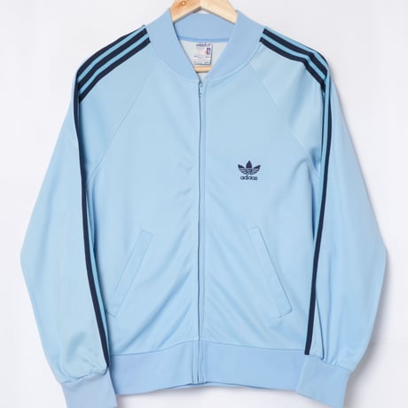 70-80s Vintage adidas VENTEX ATP Light Blue Track Jacket(Made in France)