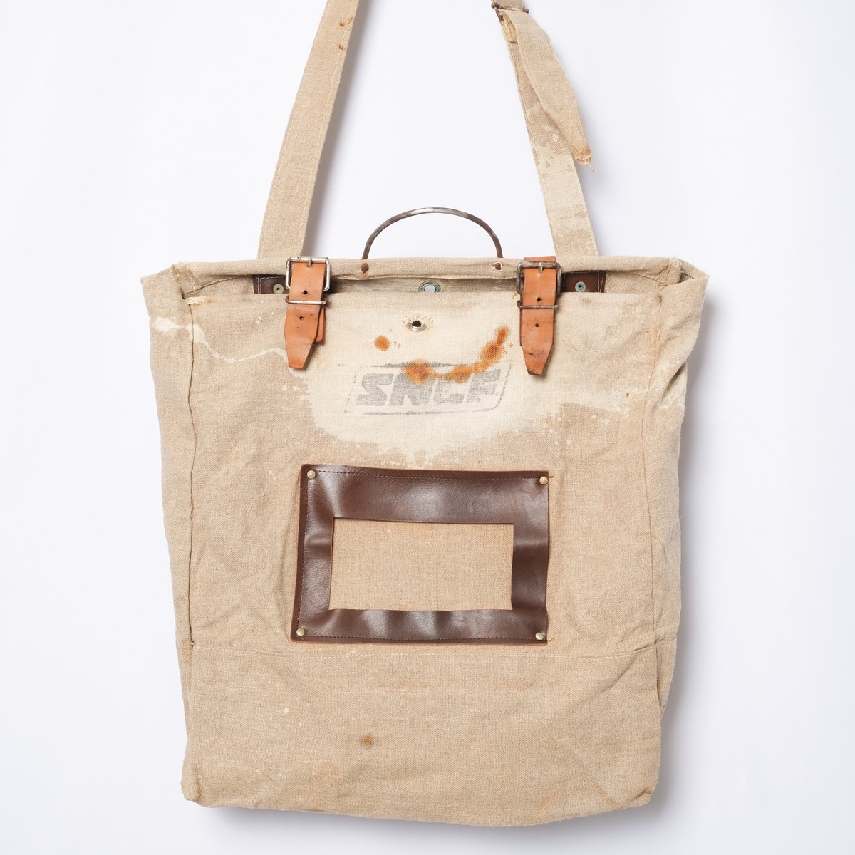 France Vintage SNCF Linen Shoulder Bag | Ugla パ