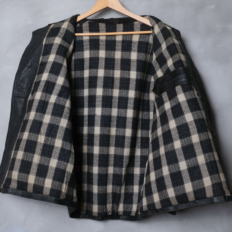 50-60s French Vintage Leather Jacket (Corbusier