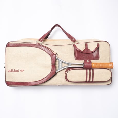 70-80s adidas Tennis Bag With Racket