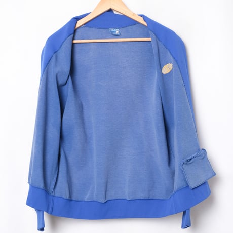 60-70s Vintage adidas Ventex Track Jacket Late World Mark Blue (Made in France)