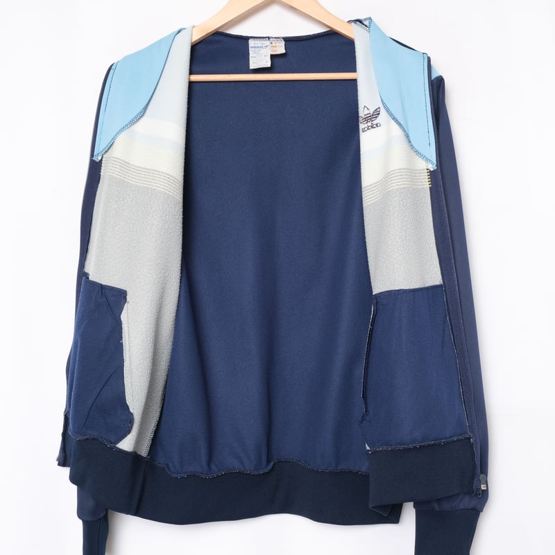 70-80s Vintage adidas Ventex Track Jacket Navy×
