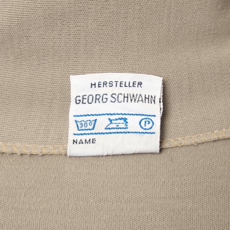 70s Vintage adidas GEORG SCHWAHN Button Jacket Dark Beige (Made in West Germany)
