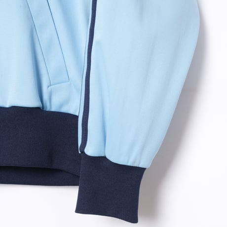 70-80s Vintage adidas Ventex Track Jacket Model  First Light Blue×Navy (Made in France)