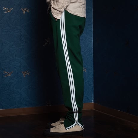 60s Vintage adidas Ventex Track Jacket & Trousers Late World Mark Green (Made in France)