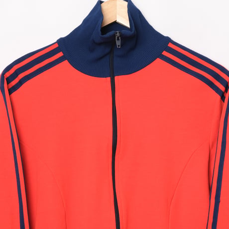 70s Vintage adidas Track Jacket Reddish Color × Navy (Made in Austria)
