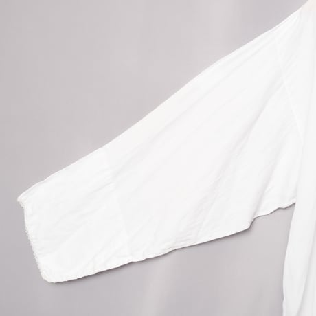 -30s France Antique Linen Long Church Smock