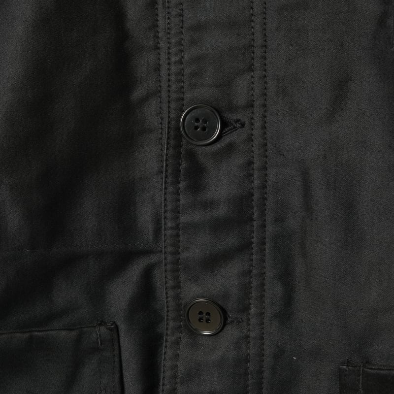 【1940s】French Black Moleskin 墨黒 希少 1940s】French Black Moleskin 墨黒 希少 40's] French Vintage