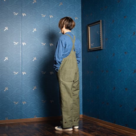 50s Marine Nationale Cotton Pipue Deck Trousers