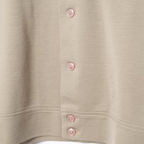 70s Vintage adidas GEORG SCHWAHN Button Jacket Dark Beige (Made in West Germany)