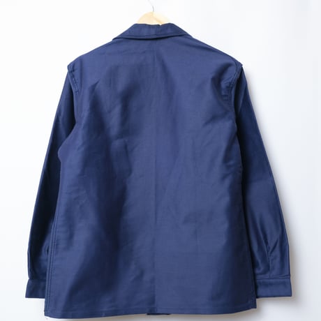 40-50s  Blue Moleskin Jacket Dead Stock