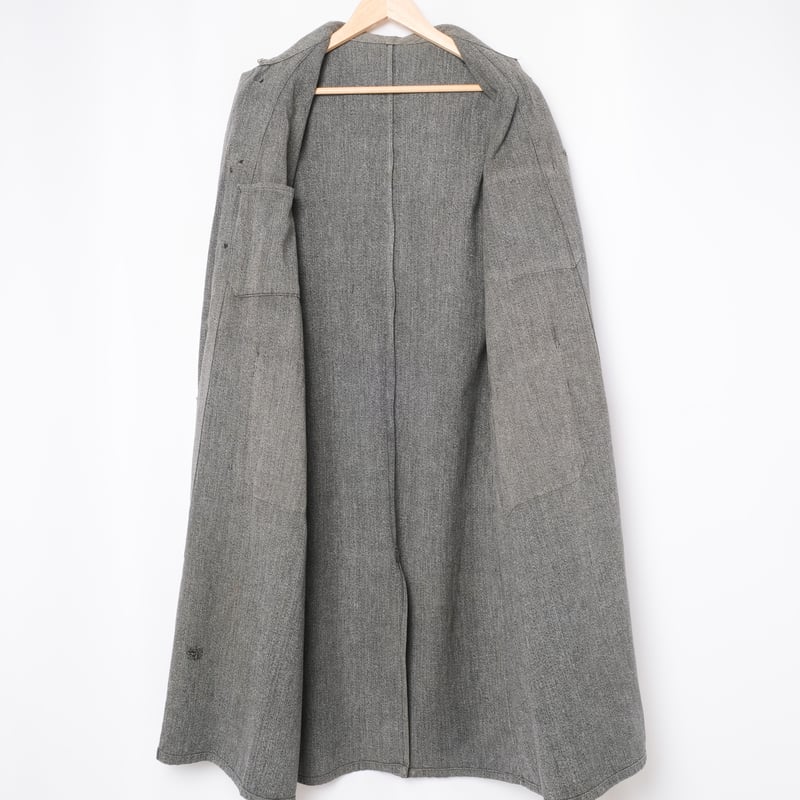 30-40s French Vintage HBT Black Chambray Ateli...