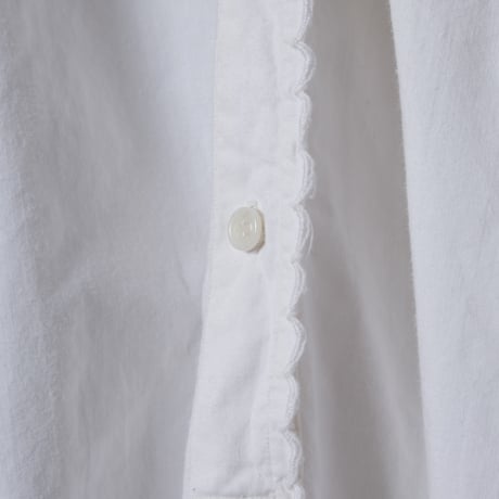 Early 1900s French Antique Cotton Night Dress ①