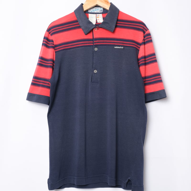 70's~ adidas VENTEX フランス製 ラガーシャツ ボーダー