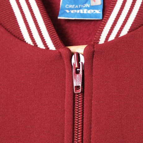 60s Vintage adidas Ventex Collarless Track Suits Early World Mark Bordeaux (Made in France)