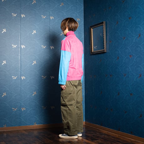 70-80s Vintage adidas Ventex Velours Track Jacket Pink (Made in France)
