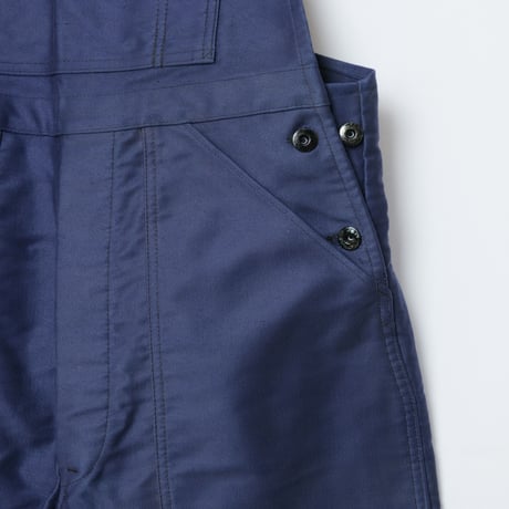 40-50s French Vintage Le MontSt Michel Moleskin Overalls Dead Stock