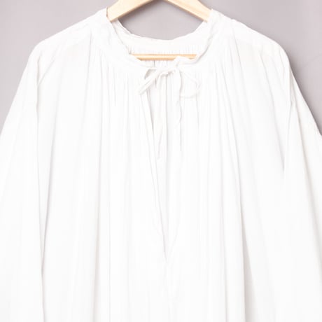 Early 1900s France  Antique Cotton Church Smock