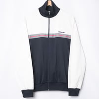 70-80s Vintage adidas Ventex Track Jacket Navy × White × Lines (Made in France)
