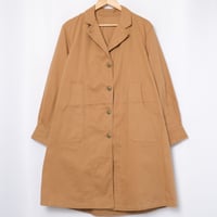 40s British Army Women´s Land Army 3/4 Coat Size Large Dead Stock Brown