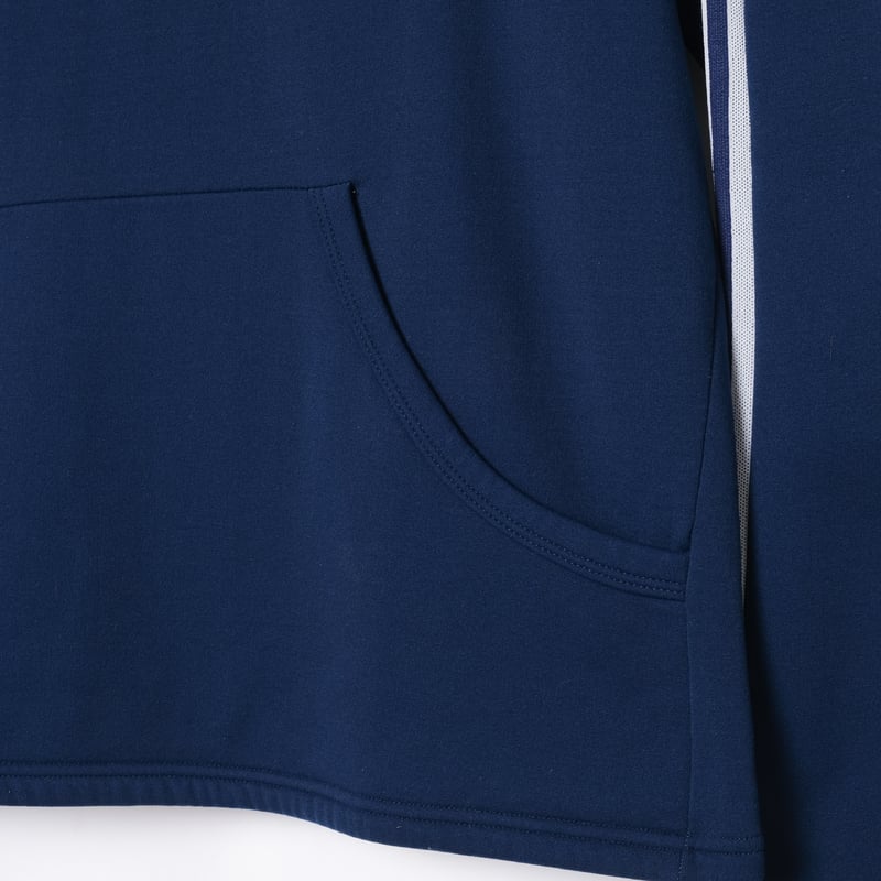70s Vintage adidas Half Zip Hoodie Navy (Made i
