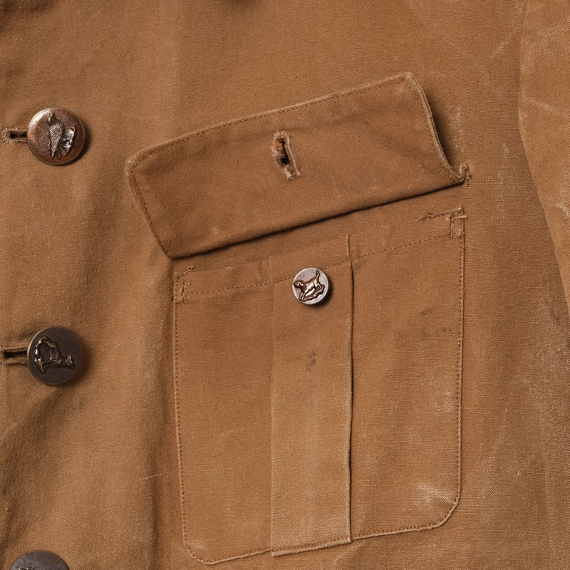 アンティーク ビンテージ 40s 50s 刺繍 カフタン 長袖 ブルゾン 希少 古着 40-50s H BAR C スマイルポケット ブラック ウール レーヨン