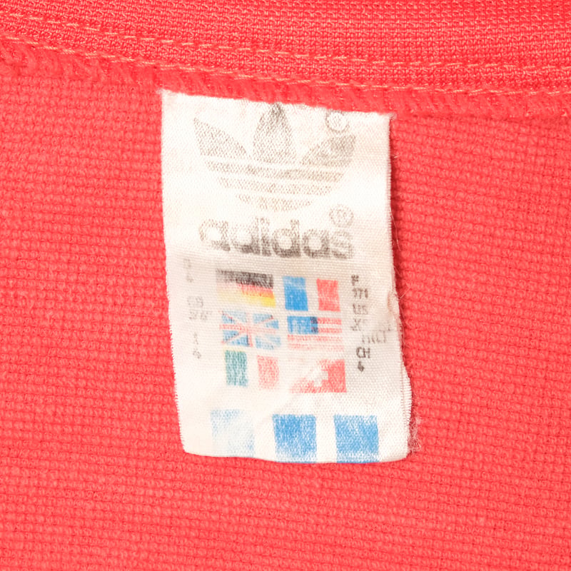 80s Vintage adidas Track Jacket Navy ×Red × Whi