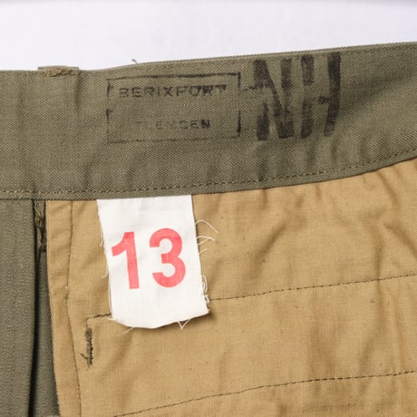 French Army M47 Trousers Late Size 13 Dead Stock
