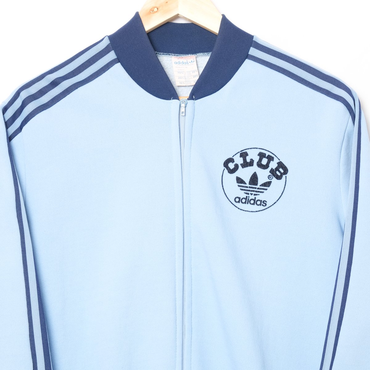 adidas 70s 80s ジャケット　カナダ製 70s-80s Vintage Ventex CLUB adidas Collarless T
