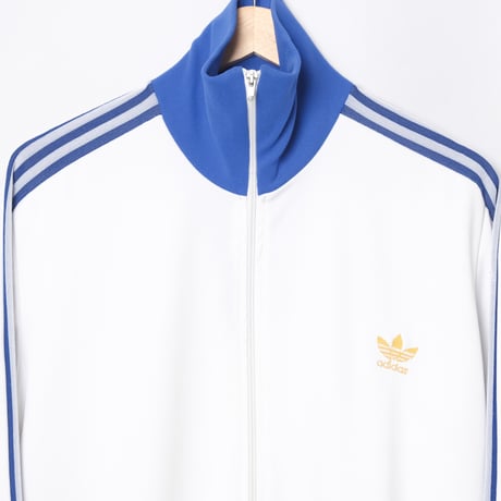 70s Vintage adidas Ventex Track Jacket White × Blue（Made in France）