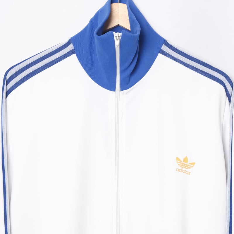 70s Vintage adidas Ventex Track Jacket White ×