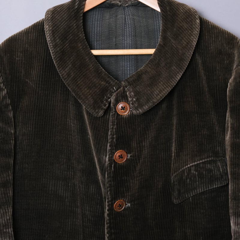 30s40s Adolphe Lafont Dark Brown Corduroy Jack