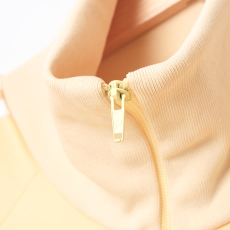 70-80s Vintage adidas Track Jacket Model First Custard × White (Made in France)