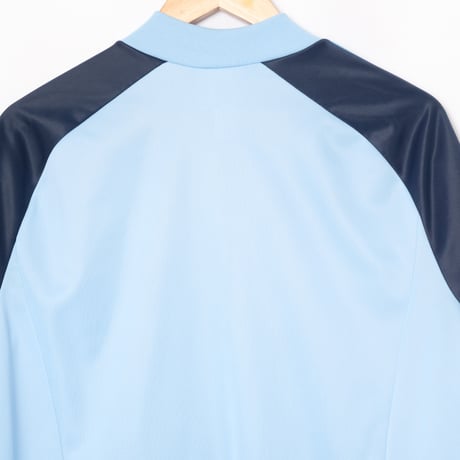 70s Vintage adidas Ventex ATP Track Jacket LightBlue × Navy (Made in France)