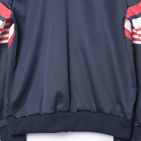 70-80s Vintage adidas Track Jacket Navy × Red (Made in France)