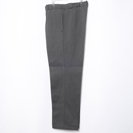 40-50s France Vintage Gray Cotton Pique Hunting Trousers Dead Stock