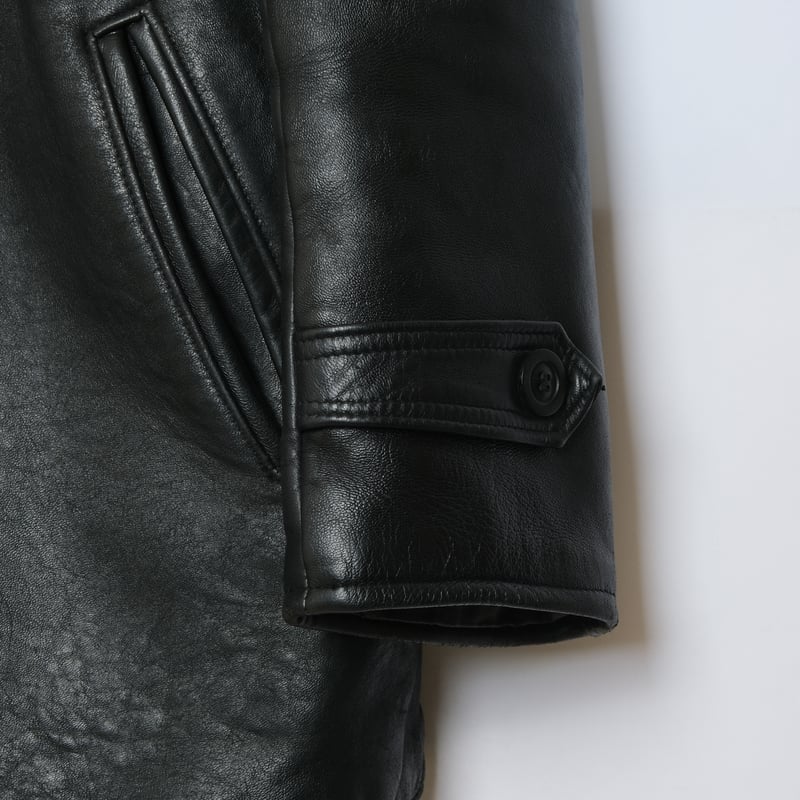 70-80s French Vintage GVF Leather Jacket (Corbu