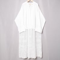 Early 1900s France  Antique Cotton Church Smock