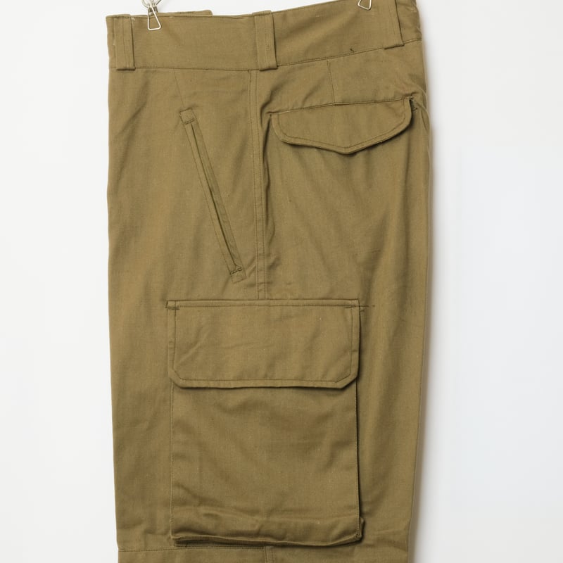 m47 後期　33 後期型】フランス軍 M47 カーゴパンツ 33 ヘリンボーン 実物 軍