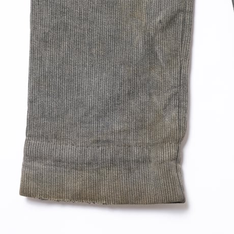50-60s France Vintage Cotton Piqué Trousers