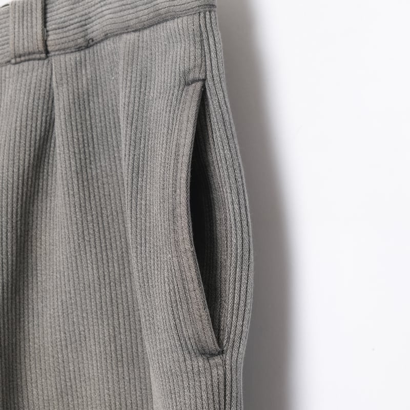 40-50s France Vintage Cotton Pique Trousers 1