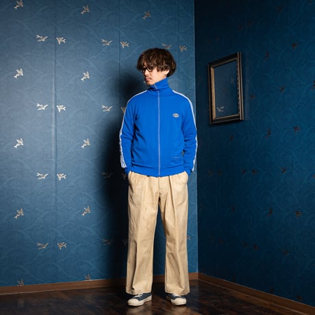 60s Vintage adidas Ventex Track Jacket Late World Mark Blue (Made in France)
