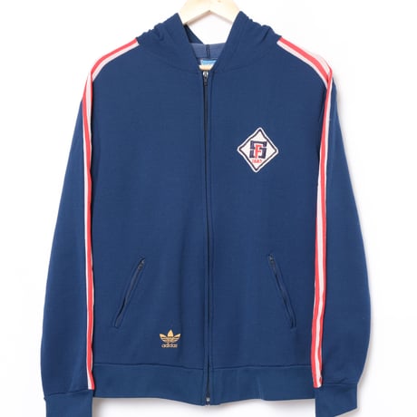 70s-80s Vintage adidas Hoodie STADE FRANCAIS (Made in France)