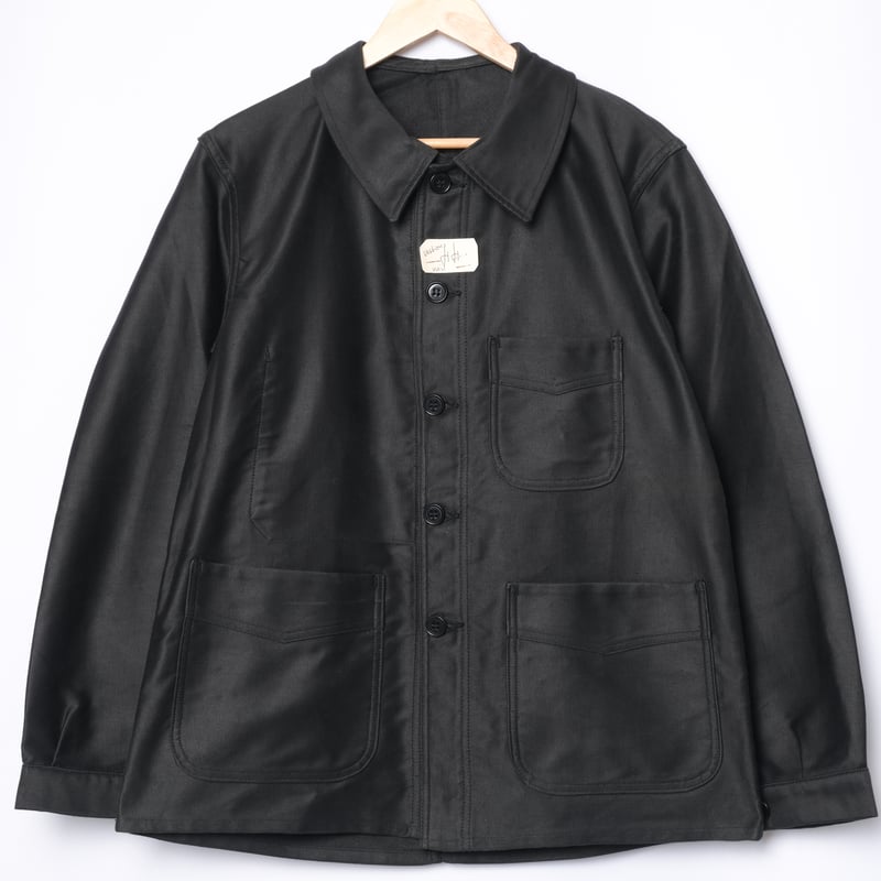 40s France Vintage Adolphe Lafont Black Moleski 40s France Vintage Adolphe Lafont Black Moleski