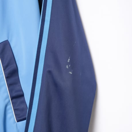 80s Vintage adidas Track Jacket Light Blue × Navy (Made in Hungaria)