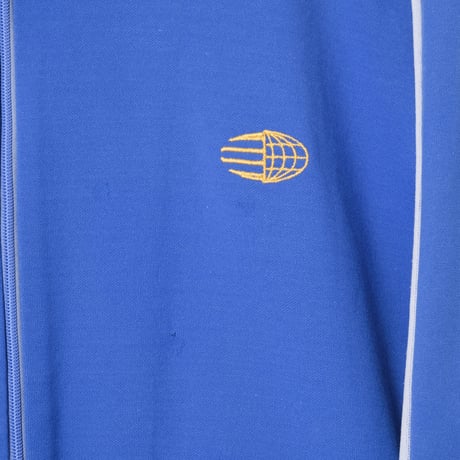 60-70s Vintage adidas Ventex Track Jacket Late World Mark Blue (Made in France)