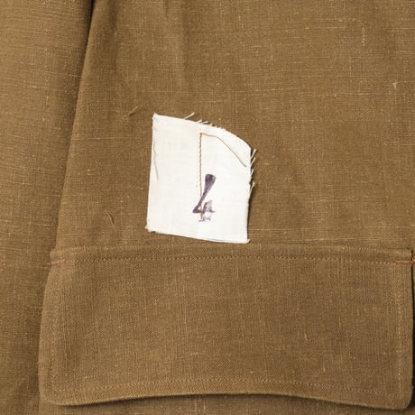 French Army M35 Motorcycle Short Jacket (Linen) With Liner Dead Stock