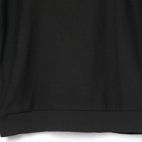 70-80s Vintage adidas  EIN SCHWAHN Button Knit Jacket Black (Made in West Germany)