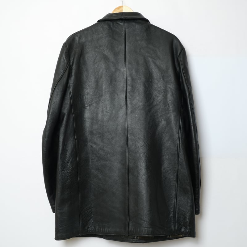 70-80s French Vintage GVF Leather Jacket (Corbu