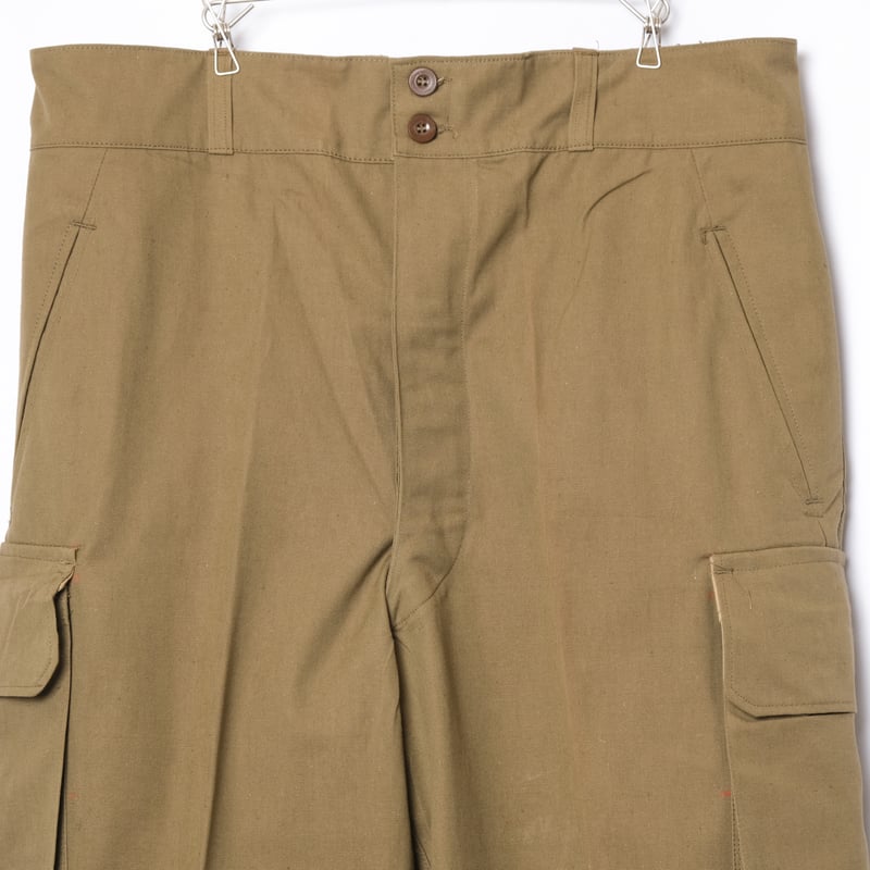 French Army M47 Trousers Early Canvas Size 35 D French Army M47 Trousers Early Canvas Size 35 D